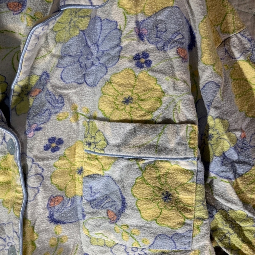 Disney Floral Pajama Set - Yellow and Blue - Picture 4 of 5